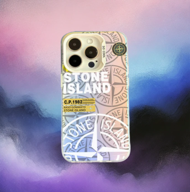 Funda Stone Island Plateada