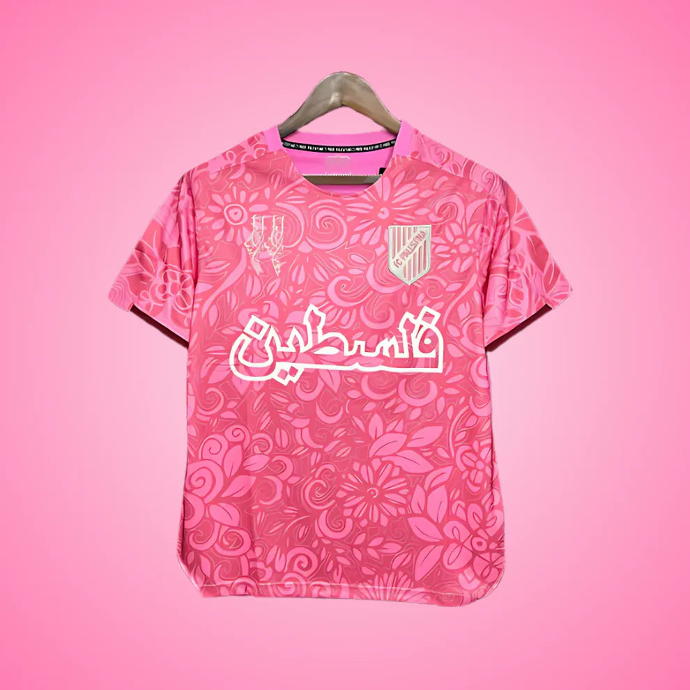 Pink Palestinian T-shirt